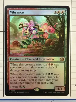 MTG Vibrance 0249 Mythic Red Green Foil ECL - Image 1