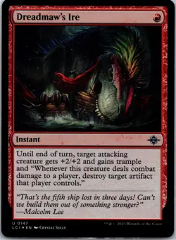 Dreadmaw's Ire U The Lost Caverns of Ixalan 147 NM - Image 1