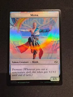 BIRD // MONK DOUBLE-SIDED TOKEN FOIL - Magic: The Gathering - Peiro NM/M - Image 1