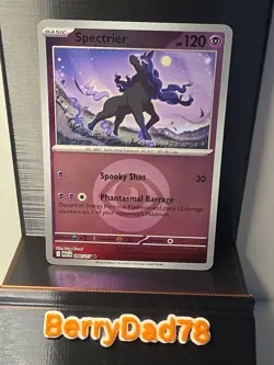 Spectrier 098/217 Ascended Heroes Psychic Energy Reverse Holo Pokemon TCG NM - Image 1