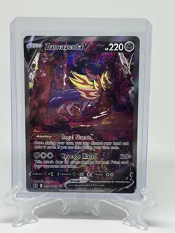 Zamazenta V Full Art GG54/GG70 Crown Zenith Galarian Gallery Pokemon 2023 - Image 1