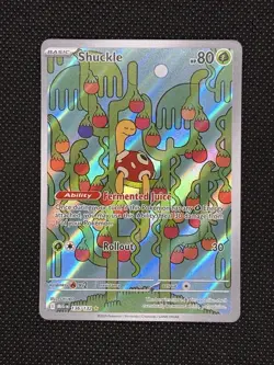 Pokemon TCG SHUCKLE 136/132 Mega Evolution Illustration Rare - Image 1