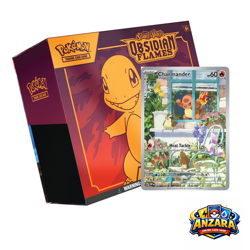 Pokemon TCG Elite Trainer Box : Scarlet & Violet - Obsidian Flames - Sealed - Image 1