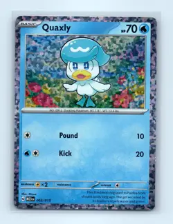 Pokemon tcg McDonald's Promos 2023 Quaxly Near Mint or Better - Image 1