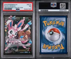 2016 POKEMON XY GENERATIONS RADIANT COLLECTION #RC32 FULL ART/SYLVEON EX PSA 7 - Image 3