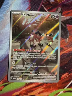 Mr. Mime 179/165 Sv: Scarlet & Violet 151 Holo Pokemon NM - Image 1