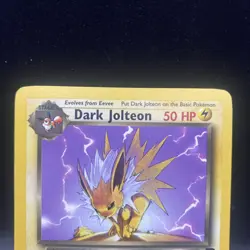 DARK JOLTEON 38/82 VINTAGE UNCOMMON TEAM ROCKET POKEMON - Image 2