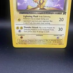 DARK JOLTEON 38/82 VINTAGE UNCOMMON TEAM ROCKET POKEMON - Image 3
