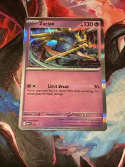 Pokemon Zacian MEP 015 Black Star Promo NM - Image 1