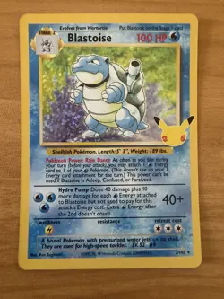 Blastoise Classic Collection Pokemon Celebrations 2/102 Near Mint NM - Image 1