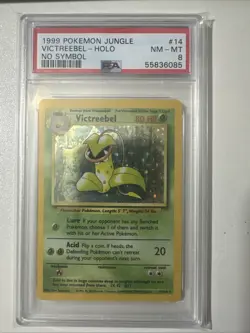 1999 Pokemon Jungle Victreebel Holo (No Symbol #14) – PSA 8 - Image 1