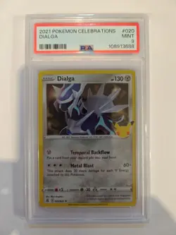 🔥Pokemon 2021 Celebrations Diakga 020/025 PSA 9 Let's Go!📈 - Image 1