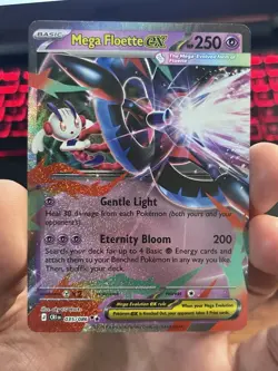 Mega Floette ex 035/086 Double Rare Ninja Spinner Pokemon Holo NM - Image 2