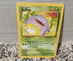 Koffing Base Set 1999 51/102 Pokemon TCG LP - Image 1
