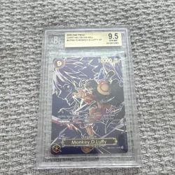Bandai One Piece Monkey D. Luffy OP09-119 SP Foil BGS 9.5 Graded (2025) - Image 1