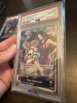 2025 ONE PIECE PROMOS PSA MAGAZINE EXCLUSIVE #038 BOA HANCOCK PSA 10 - Image 3