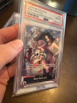 2025 ONE PIECE PROMOS PSA MAGAZINE EXCLUSIVE #038 BOA HANCOCK PSA 10 - Image 4