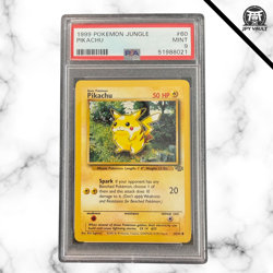 Pokemon Card English - Pikachu #060 - Jungle Unlimited - PSA 9 MINT - Image 1