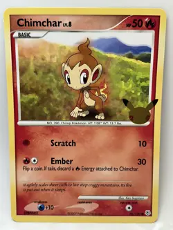 First Partner Pack Sinnoh JUMBO OVERSIZED Card Set Chimchar Piplup Turtwig - Image 2
