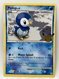 First Partner Pack Sinnoh JUMBO OVERSIZED Card Set Chimchar Piplup Turtwig - Image 4