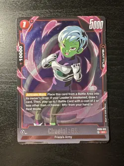Bandai Cheelai: BR FB09-012 Super Rare Battle Dragon Ball Super Card Game - Image 1