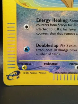 Pokemon Card - Staryu Skyridge 103/144 Reverse Holo Common MP - Image 5