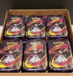 Pokemon Mega Mini Tin – Mega Gardevoir Artwork Factory Sealed SINGLE - Image 3