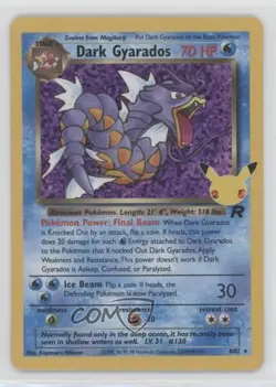 Dark Gyarados (Team Rocket) Holo Pokemon Celebrations Classic Collection #8/82 - Image 1
