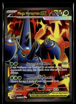 Mega Heracross ex 108/094 Phantasmal Flames Ultra Rare Pokemon - Image 1
