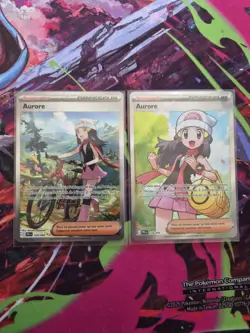Carte Pokemon Aurore 129/094 + Aurore 118/094 Flammes Fantasmagoriques ME02 FR - Image 1