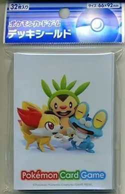 Pokemon Card Game Official Deck Shield [Harimaron, Fokko, Keromatsu ver.] - Image 1