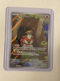 pokemon stellar crown turtonator Illustration Rare 146/142 - Image 1