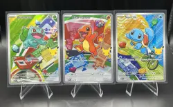 Pokemon 30th Anniversary First Partner Pack Charmander 38 Squirtle 39 Bulbasaur - Image 1