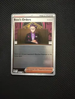 Boss's Orders [Corbeau] 183/217 Uncommon Ascended Heroes Pokemon Reverse Holo NM - Image 1