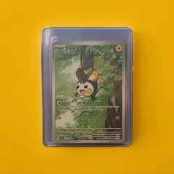2025 Pokemon SV Black Bolt BLK EN Emolga Illustration Rare #112/086 - Image 1