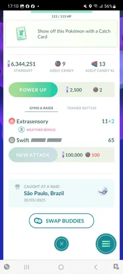Pokemon Go Legendary Azelf ( XXS ) - Image 2