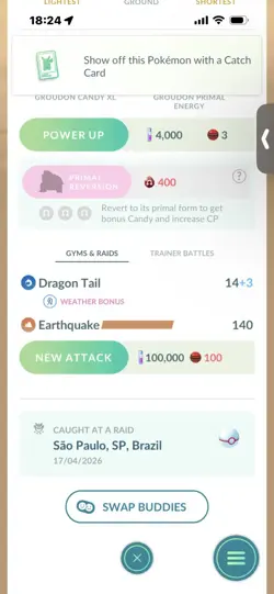 Pokemon Go Legendary Groudon ( XXS) ( Normal ) - Image 2