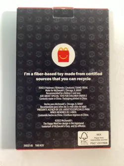 POKEMON TCG MATCH BATTLE BOOSTER PACK PROMO MCDONALD’S#9 NEW 2023🐣COLLECTIBLE🐣 - Image 5