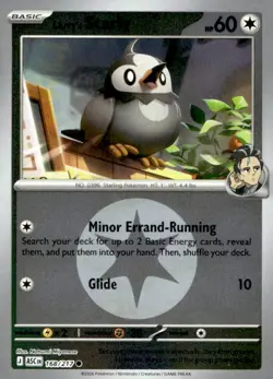 Larry's Starly (Energy Symbol Pattern) 168/217 Ascended Heroes Reverse Holo NM - Image 1