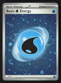 Basic Water Energy 003 Common Scarlet & Violet Energies Pokemon Cosmos Holo - Image 1