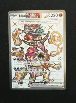 Hoopa EX 226/182 Paradox Rift Scarlet & Violet Ultra Rare Full Art Holo Pokemon - Image 1