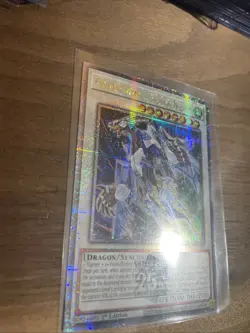 NM Yugioh Crystal Wing Synchro Dragon - RA02 EN029 - Quarter Century Secret Rare - Image 2