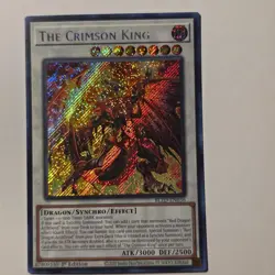 Blazing Dominion Yugioh Secret Rare #BLZD-EN036 The Crimson King - Image 1