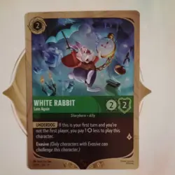 Disney Lorcana - White Rabbit Late Again - Promo Foil - Image 1