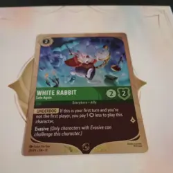 Disney Lorcana - White Rabbit Late Again - Promo Foil - Image 2