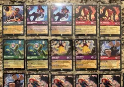 Disney Lorcana Wilds Unknown Legendary Lot of 22 Non-Foil English - Image 2