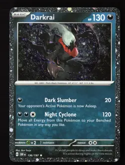 Darkrai (Cosmos Holo) Rare Miscellaneous Cards & Products 136/197 NM - Image 1
