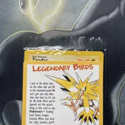 Pokemon Card Black Star Promo Zapdos 23 WOTC Sealed! Corrected Kimura version! - Image 2