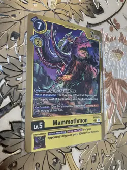 Digimon Card Game Mammothmon EX8-034 C Limited Foil Chain of Liberation - Image 1
