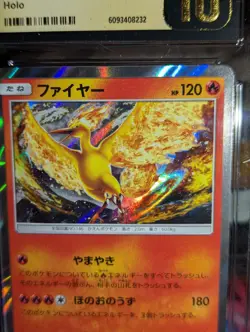 CGC 10 Pristine Moltres Holo 018/095 Tag Bolt sm9 Pokemon Card - Image 2